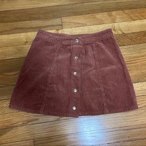 Vintage Style Corduroy Skirt
